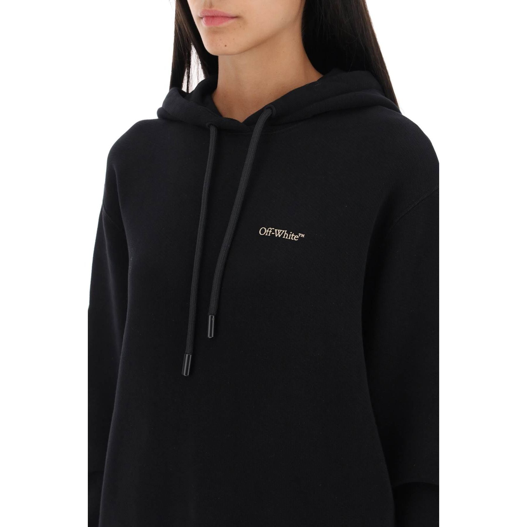 Hoodie With Back Embroidery
