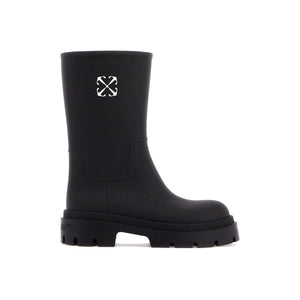 OFF-WHITE-Reboot Arrow Rain Boots -JOHN JULIA.