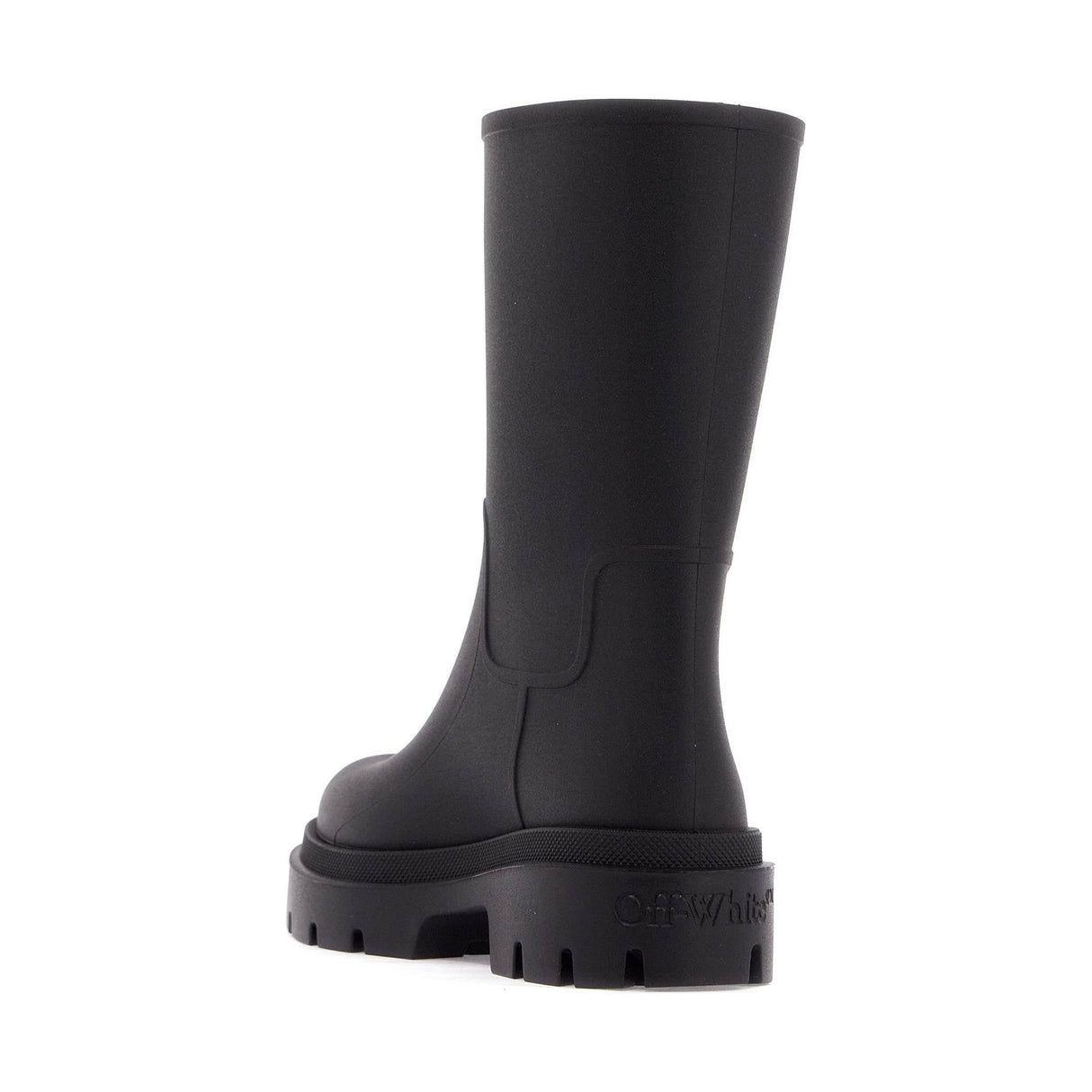 OFF-WHITE-Reboot Arrow Rain Boots -JOHN JULIA.