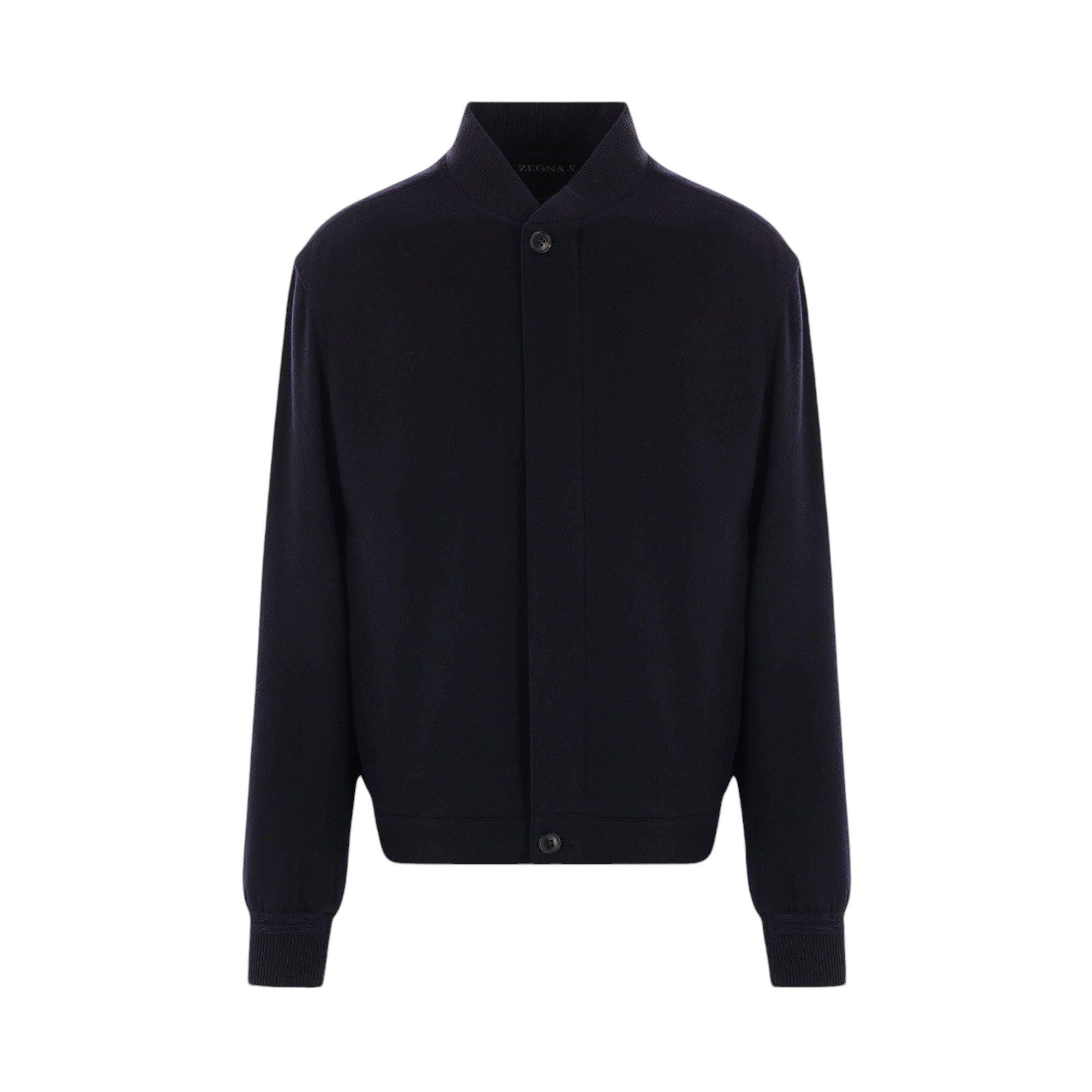 Oasi Cashmere Bomber Jacket-ZEGNA-JOHN JULIA