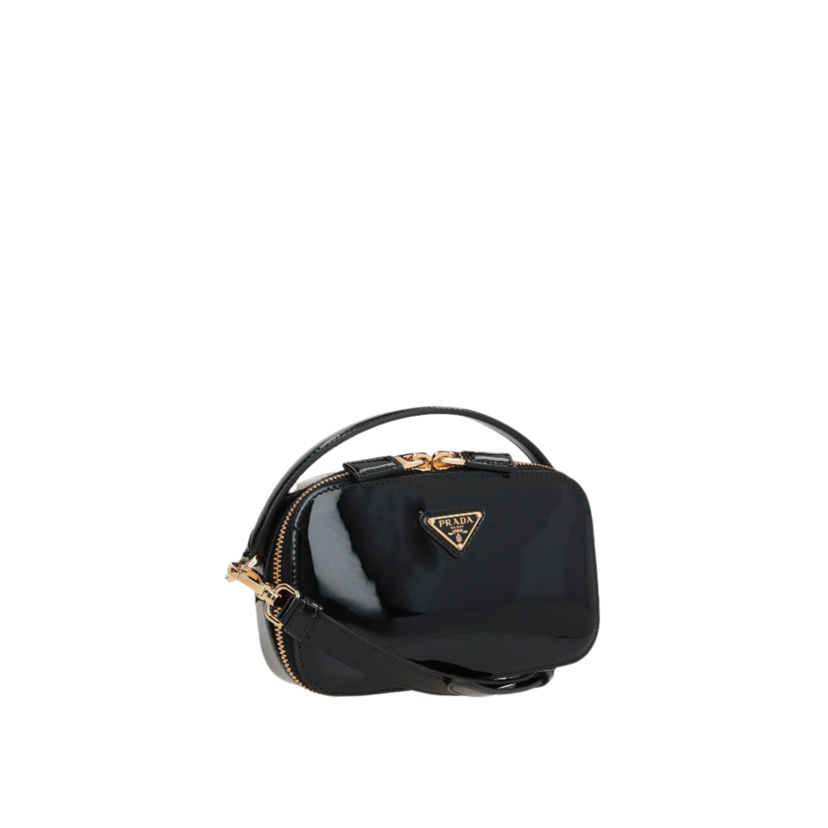 Odette Mini Patent Leather Handbag-PRADA-JOHN JULIA