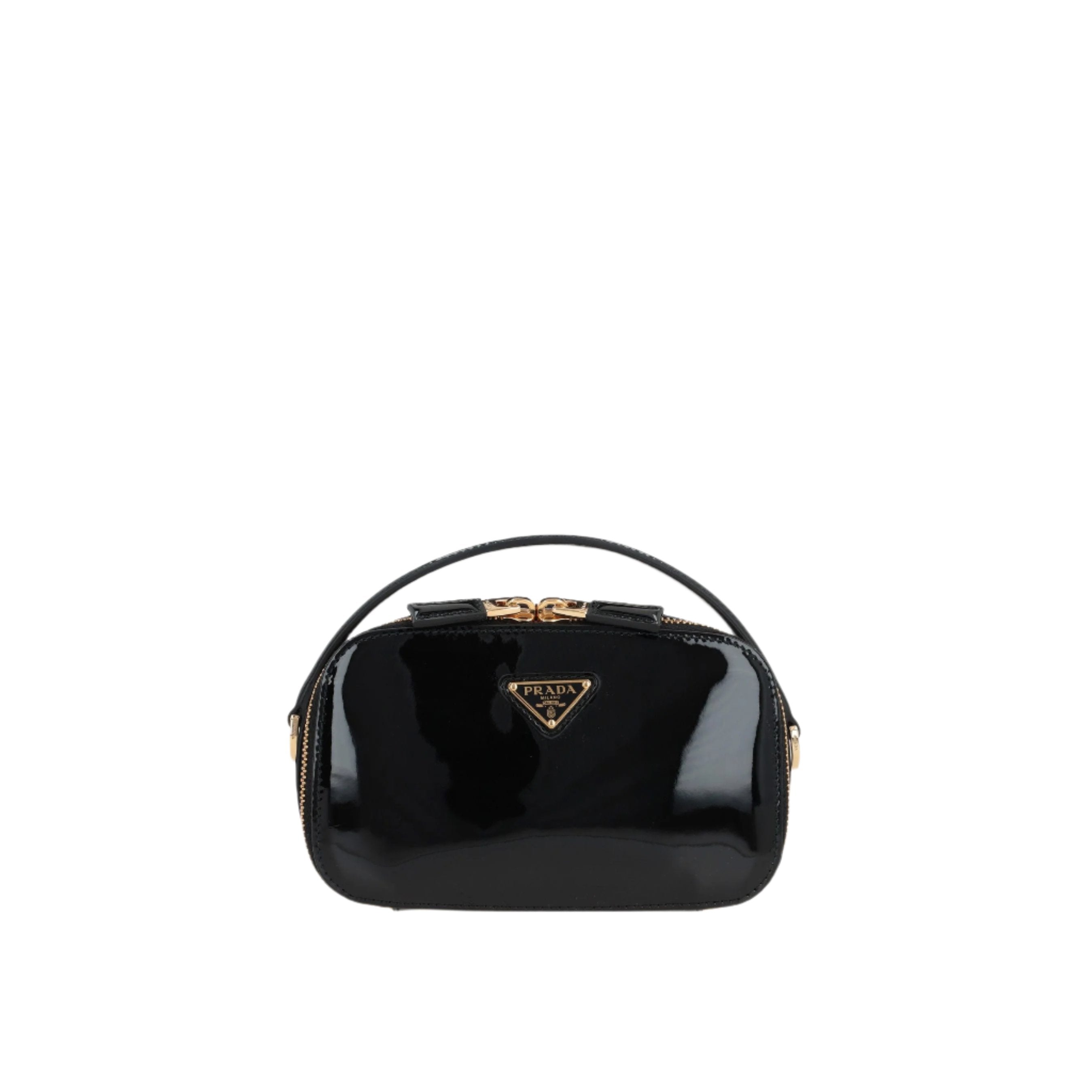 Odette Mini Patent Leather Handbag-PRADA-JOHN JULIA