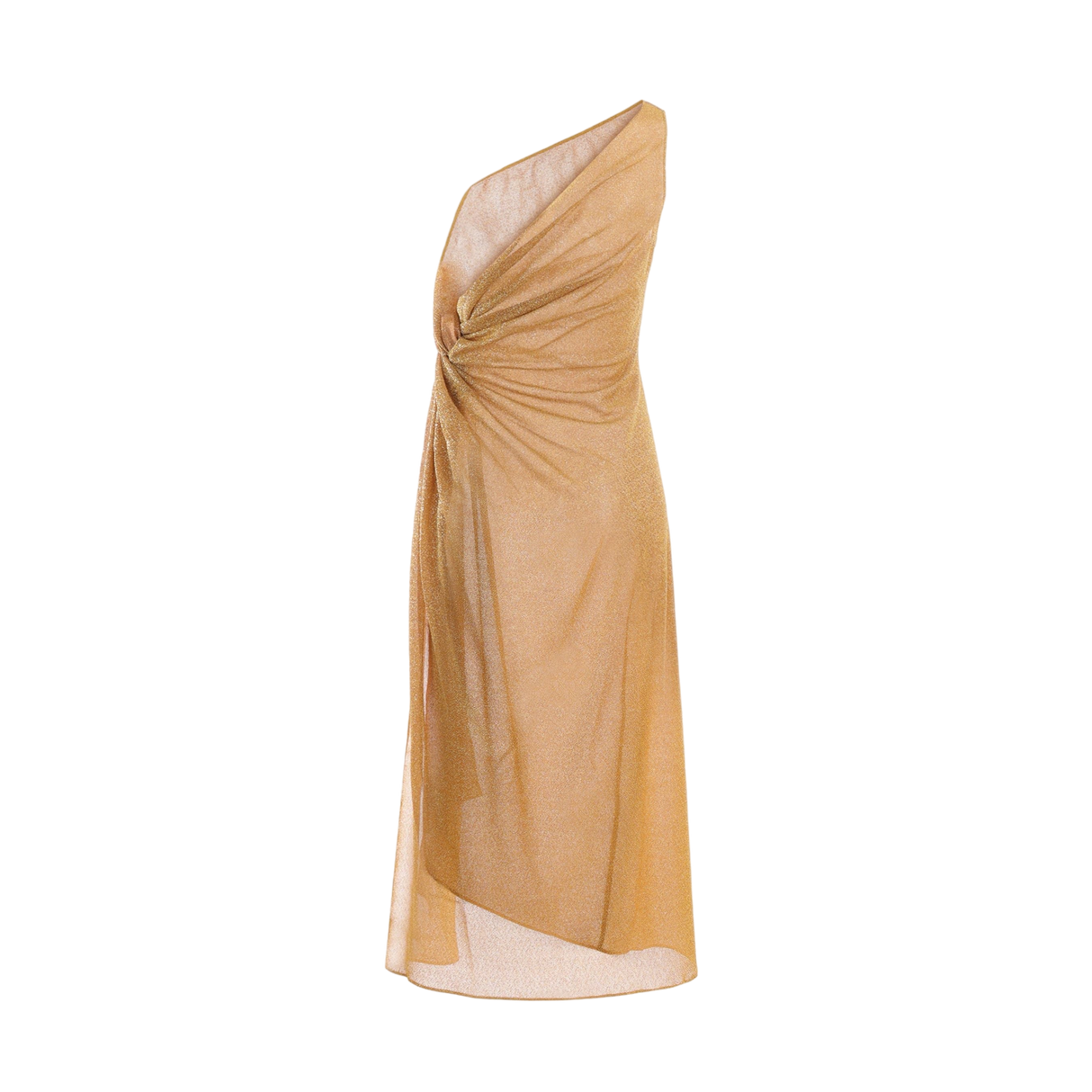 One-Shoulder Lurex Dress-OSEREE-JOHN JULIA