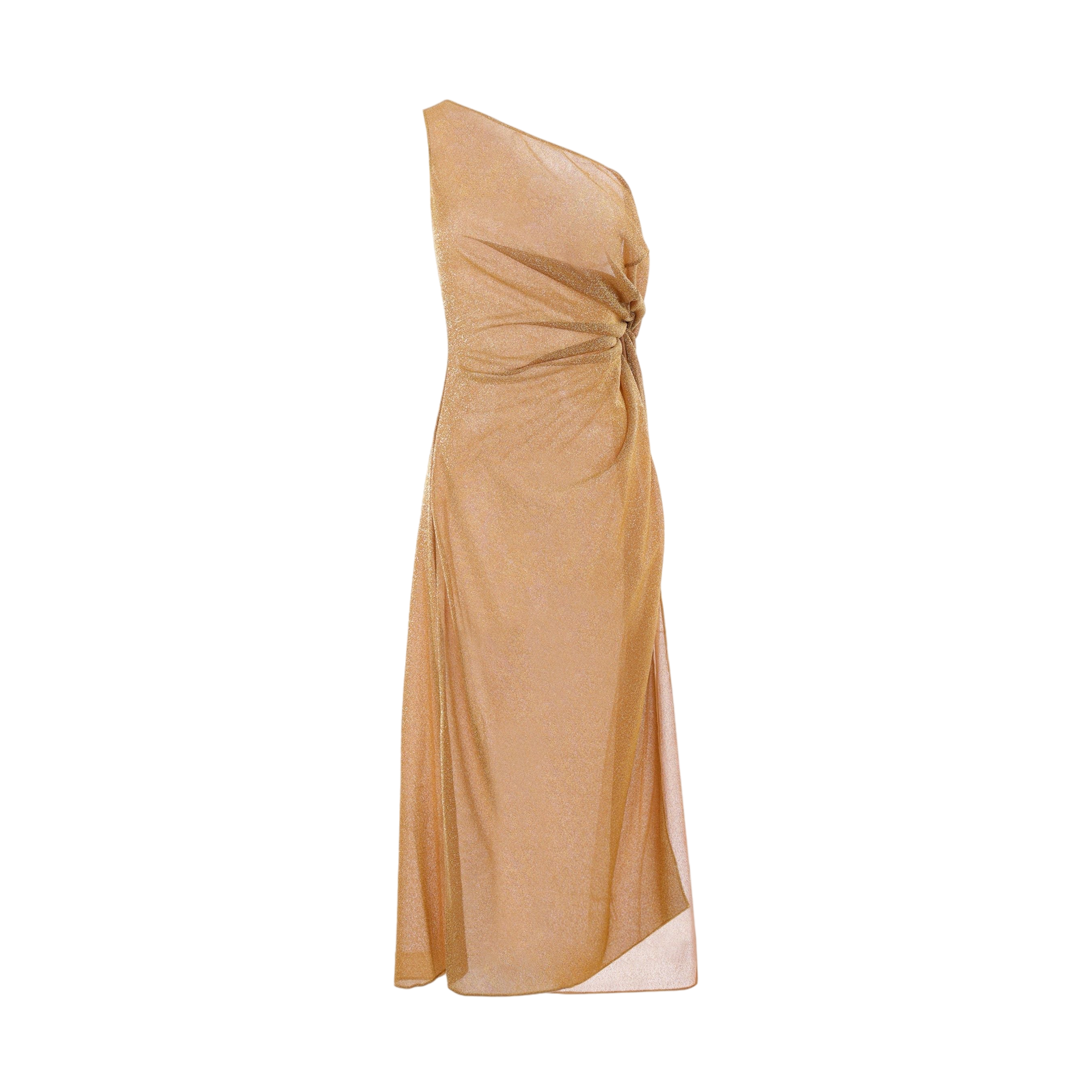 One-Shoulder Lurex Dress-OSEREE-JOHN JULIA