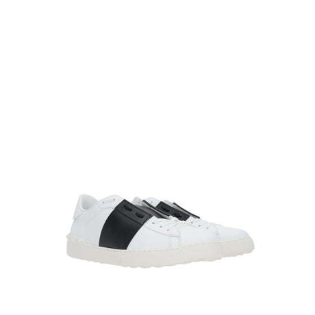 Open Leather Sneakers-VALENTINO GARAVANI-JOHN JULIA