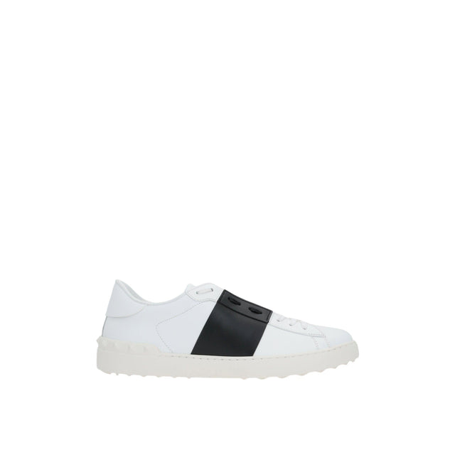 Open Leather Sneakers-VALENTINO GARAVANI-JOHN JULIA