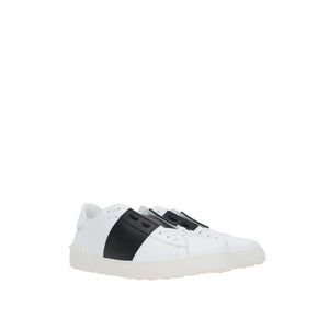 Open Smooth Leather Sneakers-VALENTINO GARAVANI-JOHN JULIA