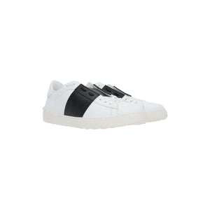 Open Smooth Leather Sneakers-VALENTINO GARAVANI-JOHN JULIA