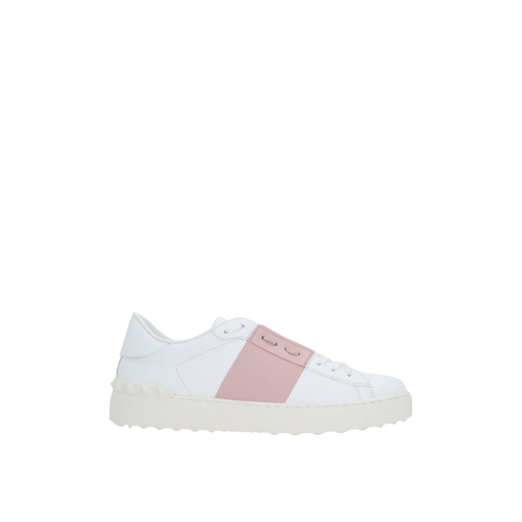 Open Smooth Leather Sneakers-VALENTINO GARAVANI-JOHN JULIA