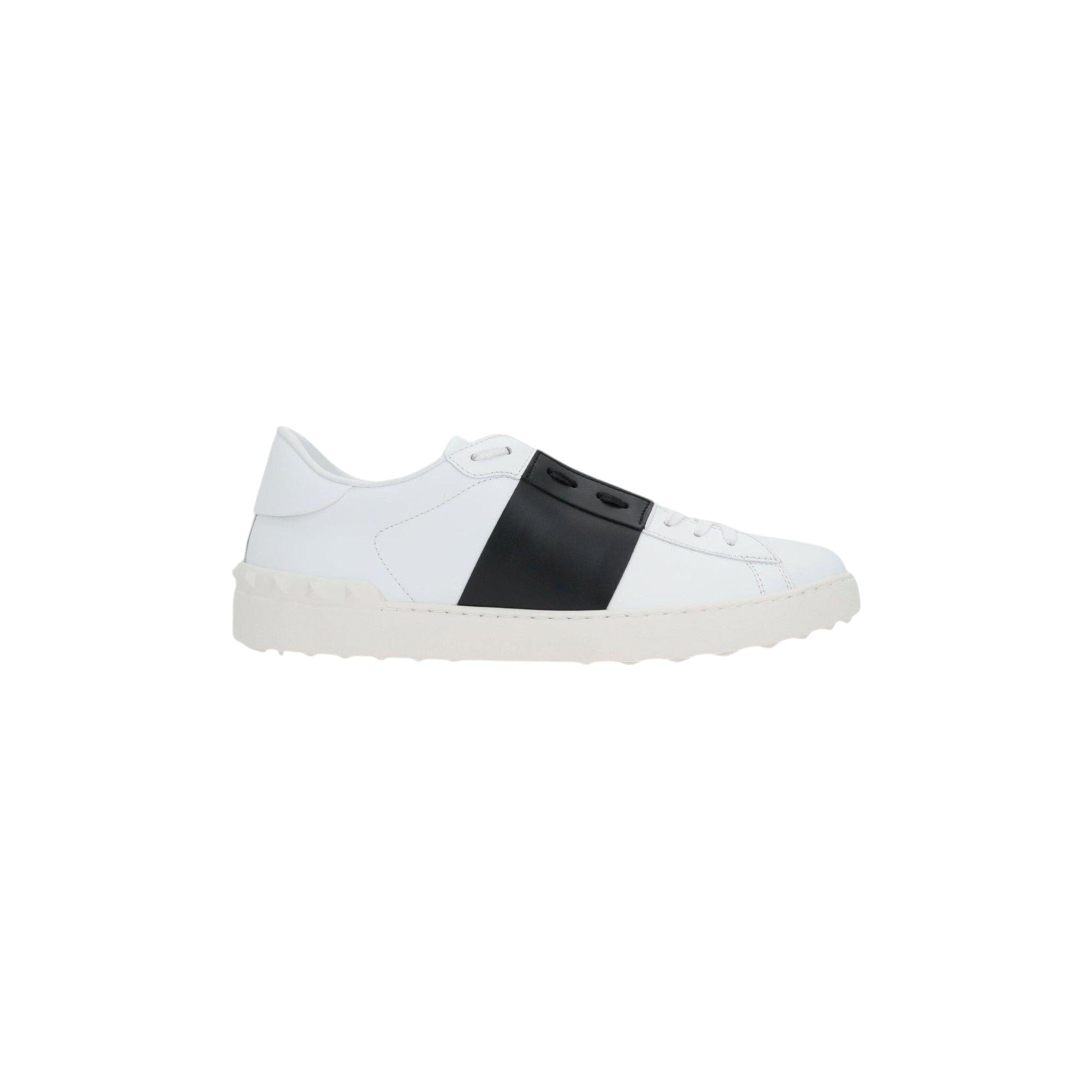 Open Smooth Leather Sneakers-VALENTINO GARAVANI-JOHN JULIA