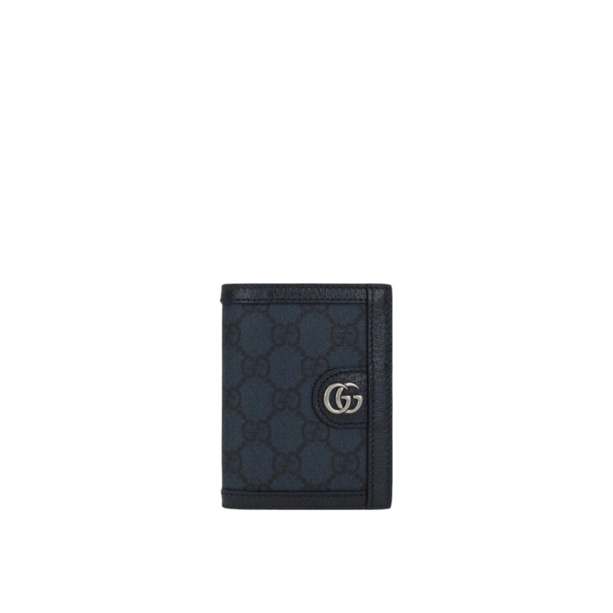 Ophidia Wallet In GG Supreme Canvas and Grainy Leather-GUCCI-JOHN JULIA