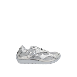 Orbit Mesh and Laminated Faux Leather Sneakers-BOTTEGA VENETA-JOHN JULIA