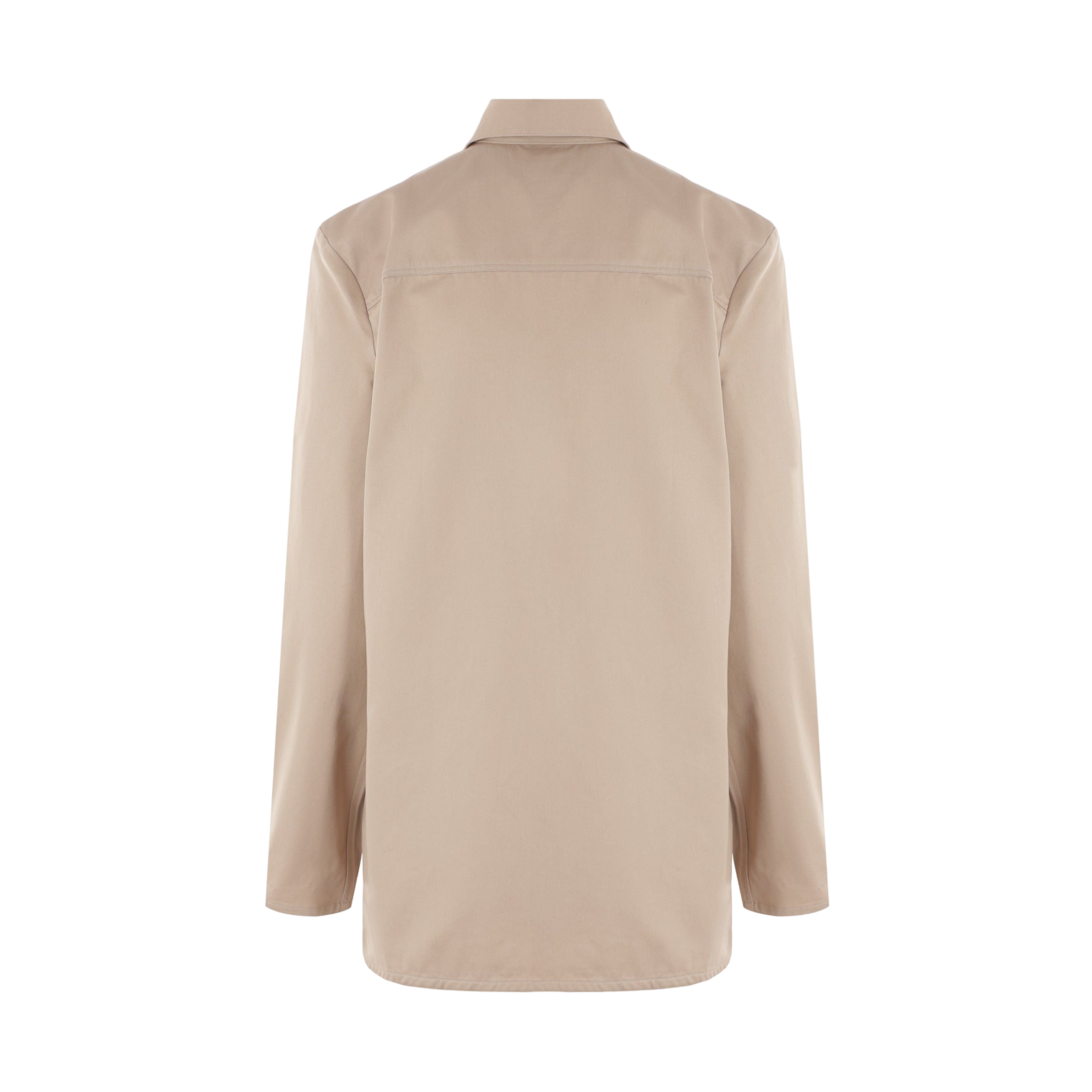 Organic Cotton Twill Shirt-TOTEME-JOHN JULIA