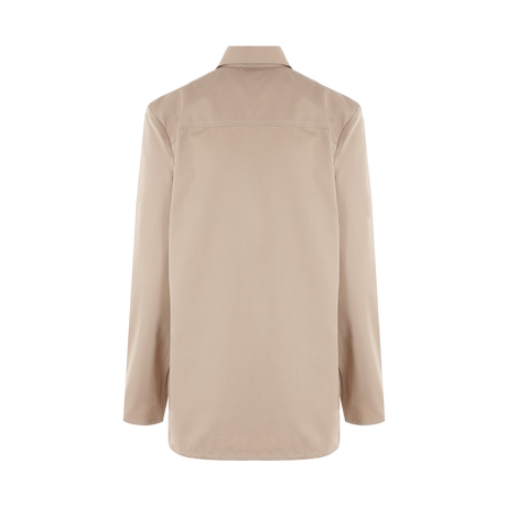 Organic Cotton Twill Shirt-TOTEME-JOHN JULIA