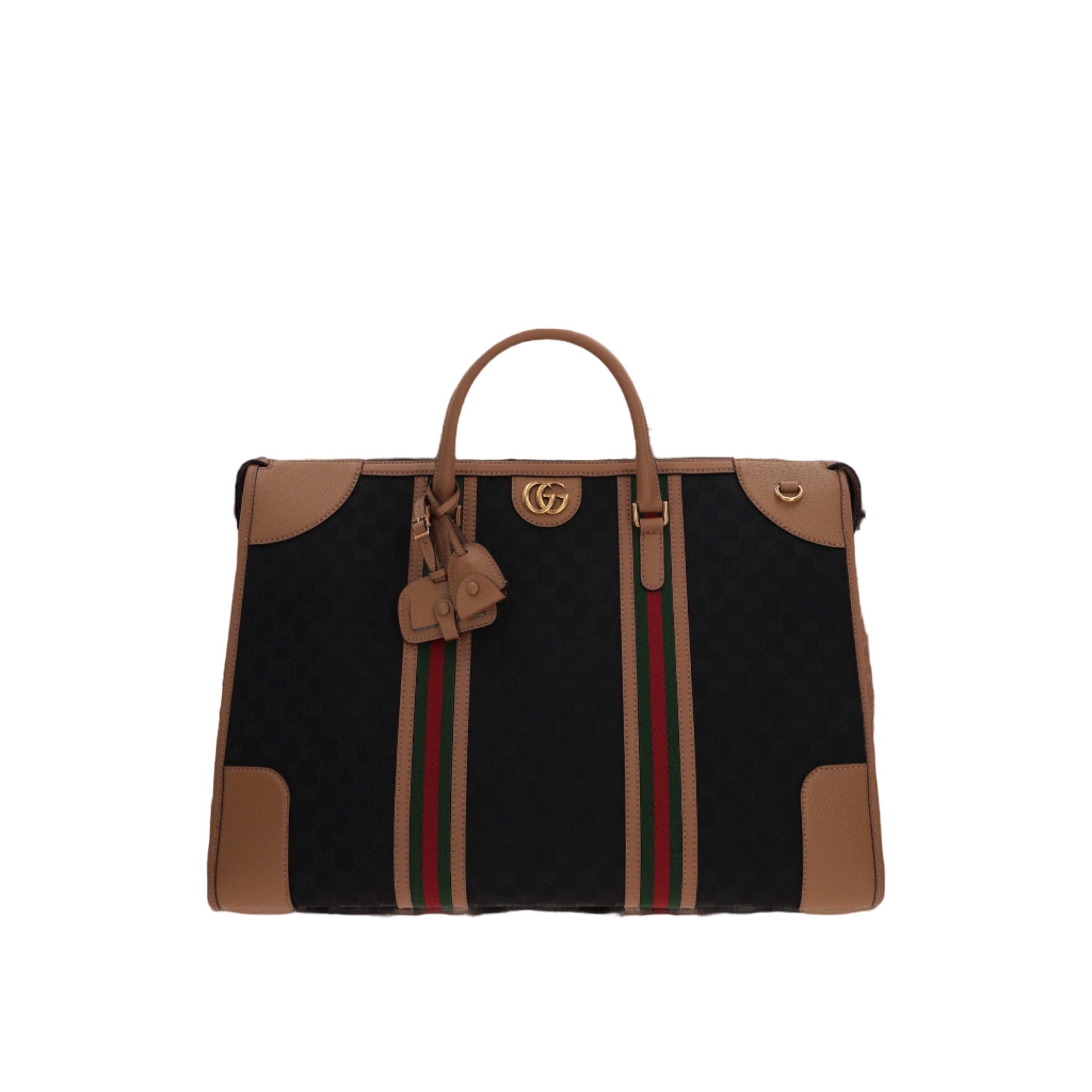 Original GG Canvas Bauletto Extra Large Duffel Bag-GUCCI-JOHN JULIA