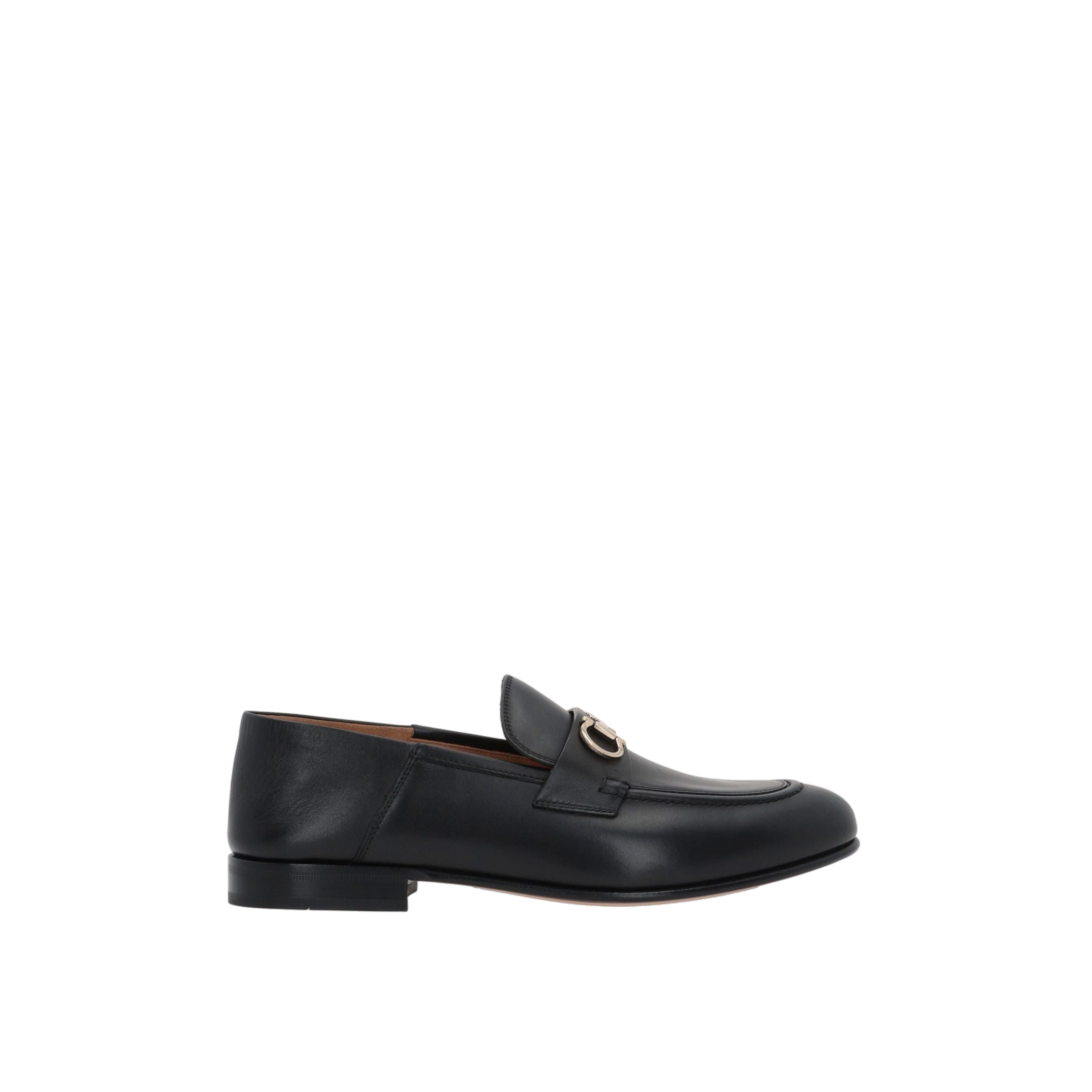 Ottone Smooth Leather Loafers-FERRAGAMO-JOHN JULIA