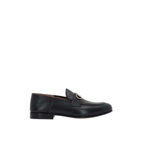 Ottone Smooth Leather Loafers-FERRAGAMO-JOHN JULIA