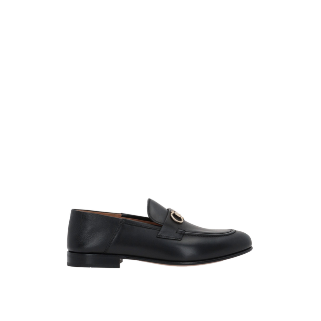 Ottone Smooth Leather Loafers-FERRAGAMO-JOHN JULIA