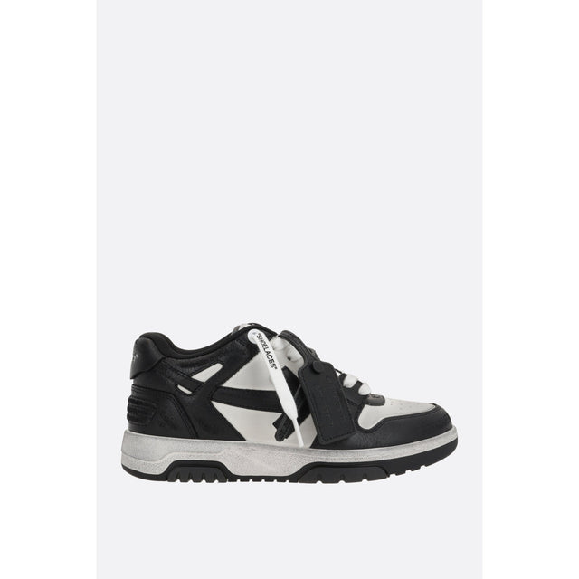 Out Of Office Vintage Leather Sneakers-OFF WHITE-JOHN JULIA