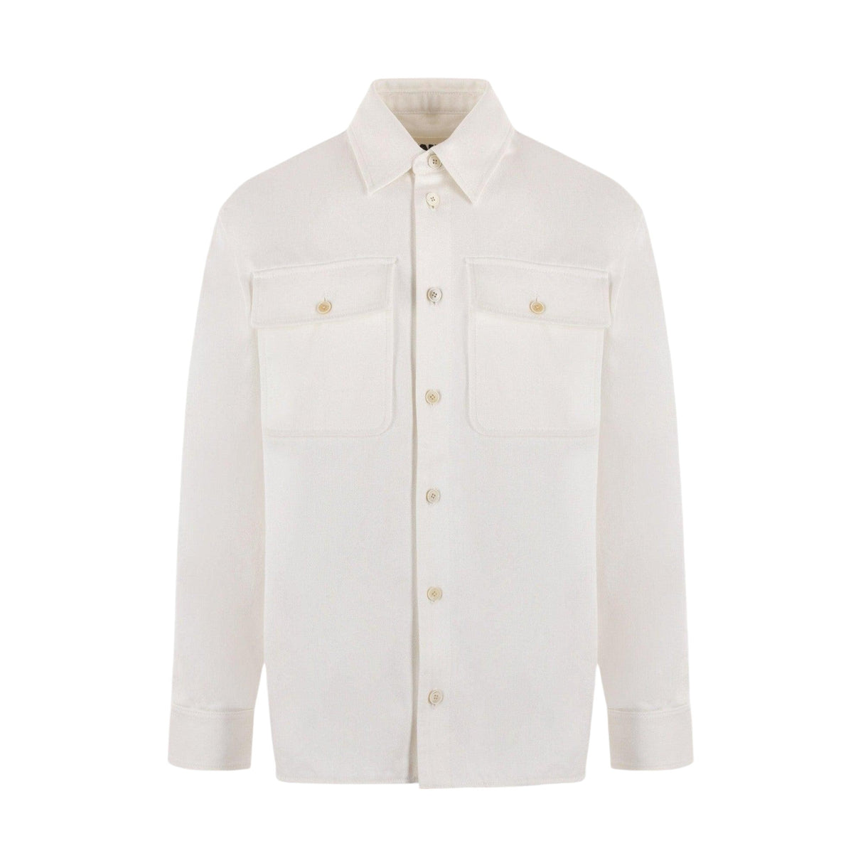 Oversize Denim Overshirt-JIL SANDER-JOHN JULIA