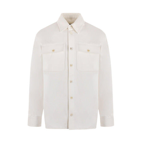 Oversize Denim Overshirt-JIL SANDER-JOHN JULIA