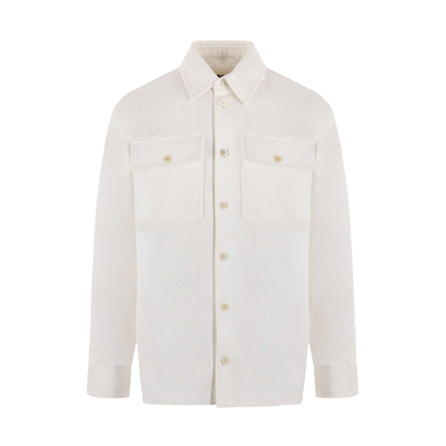 Oversize Denim Overshirt-JIL SANDER-JOHN JULIA