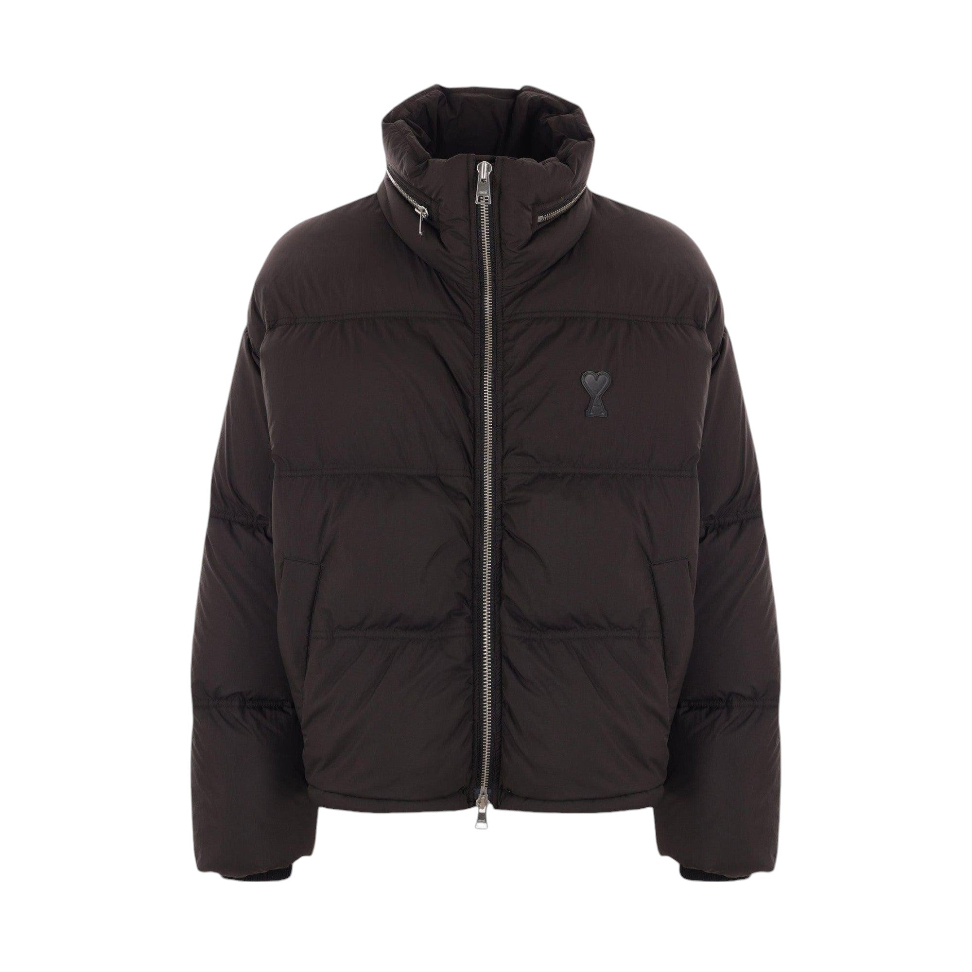 Oversize Nylon Down Jacket-AMI PARIS-JOHN JULIA