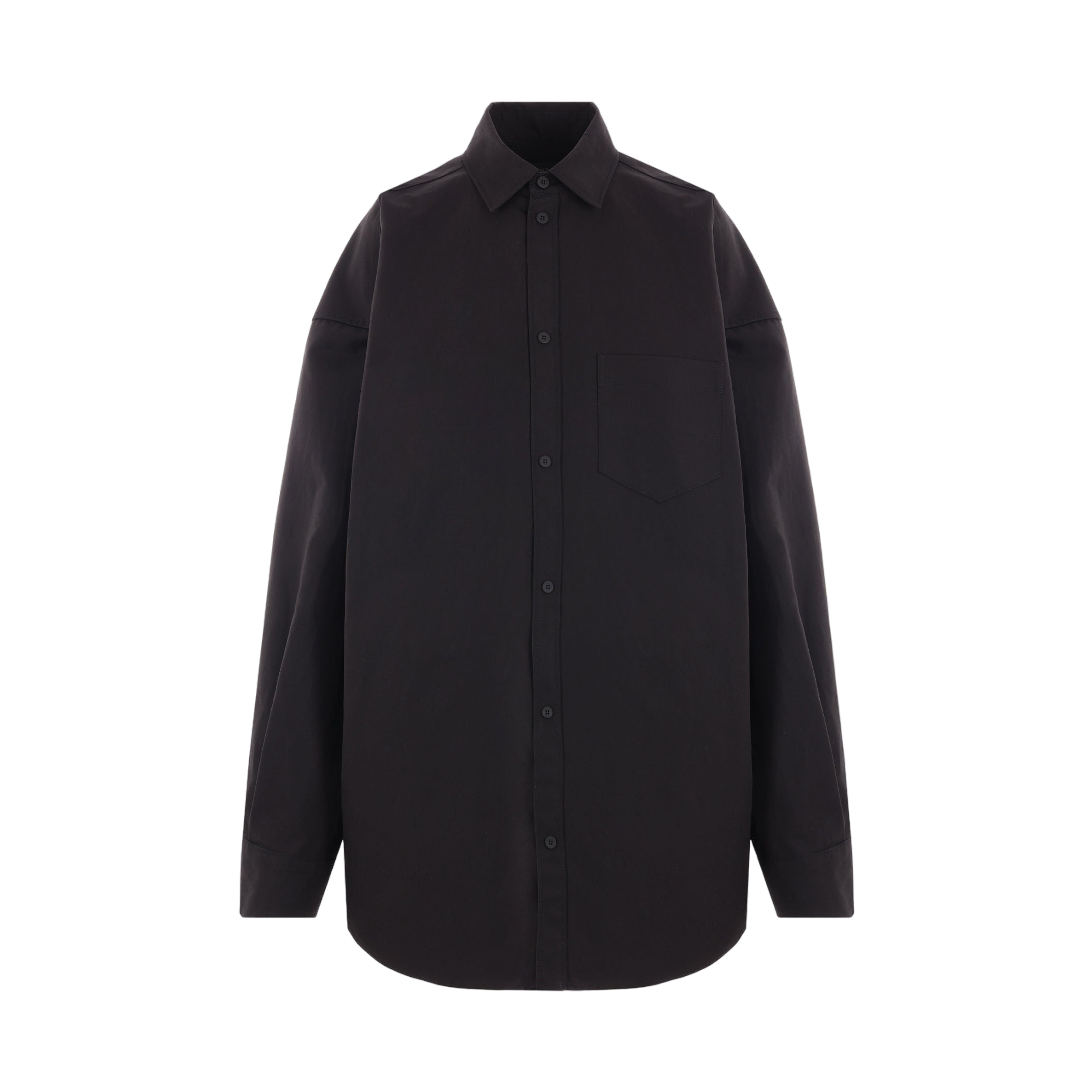 Oversize Poplin Overshirt-BALENCIAGA-JOHN JULIA