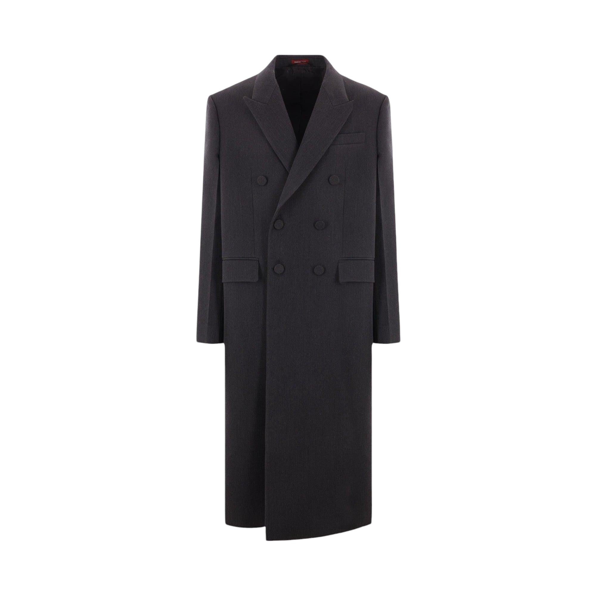 Oversized Double-breasted Wool Coat-GUCCI-JOHN JULIA