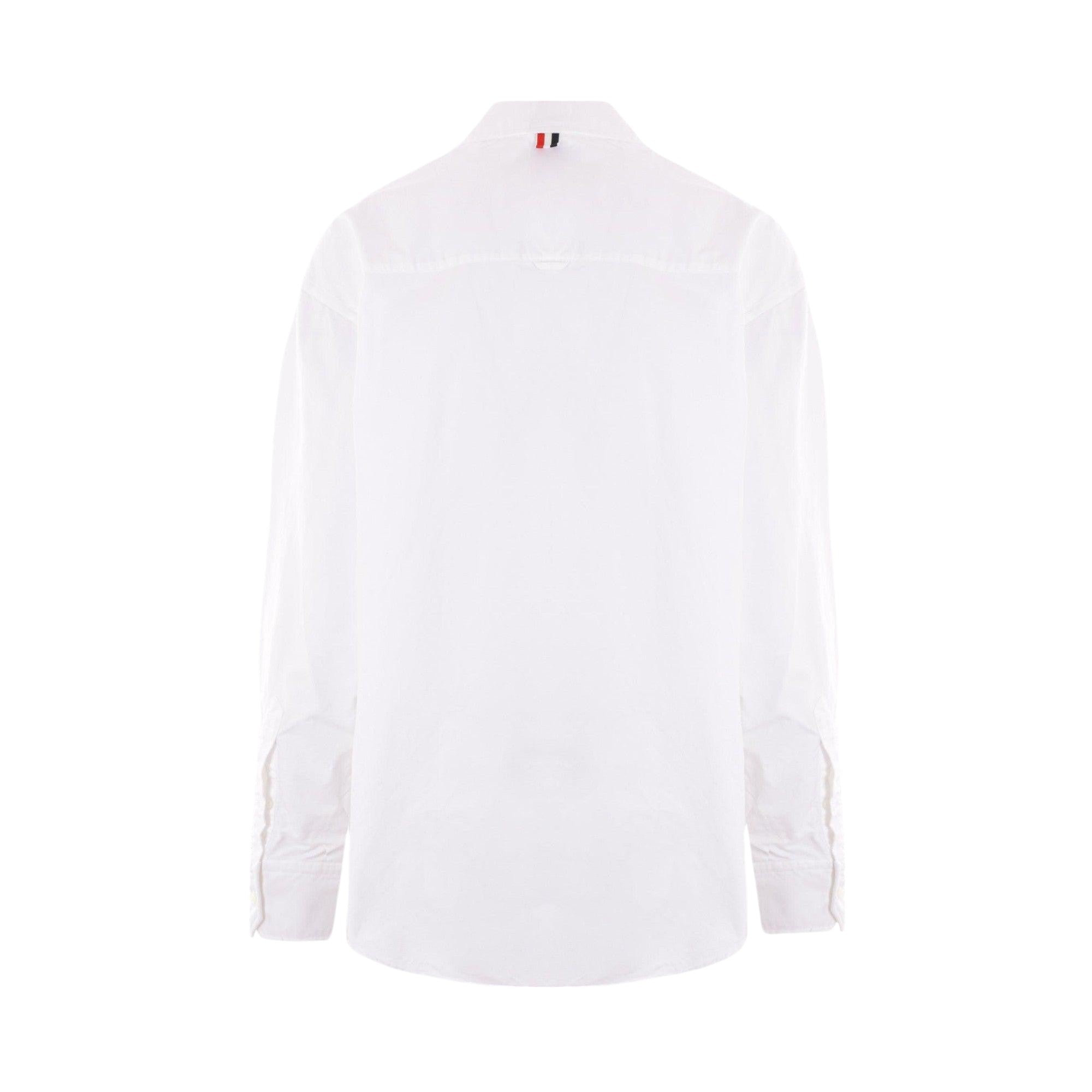 Oxford Oversized Shirt-THOM BROWNE-JOHN JULIA