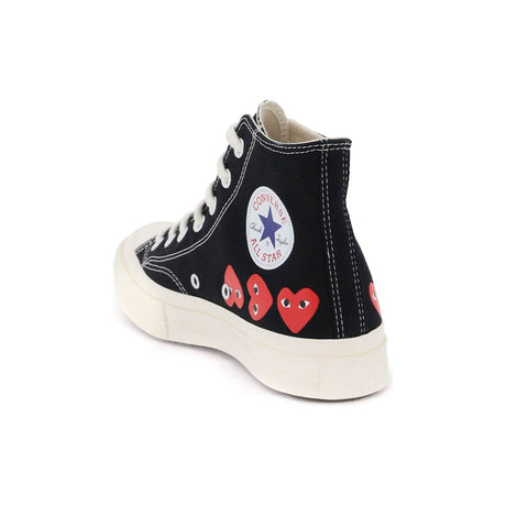 Multi Heart Converse X Comme Des Garçons Play Hi-top Sneakers