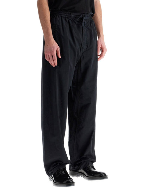 Loose Fit Cotton Trousers For A