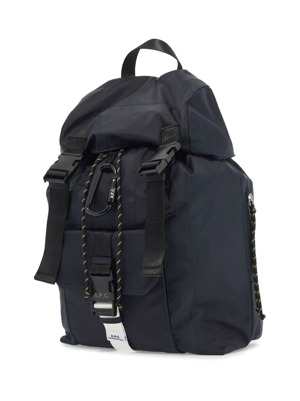 Trekking Geometric Canvas Backpack-A.P.C.-JOHN JULIA