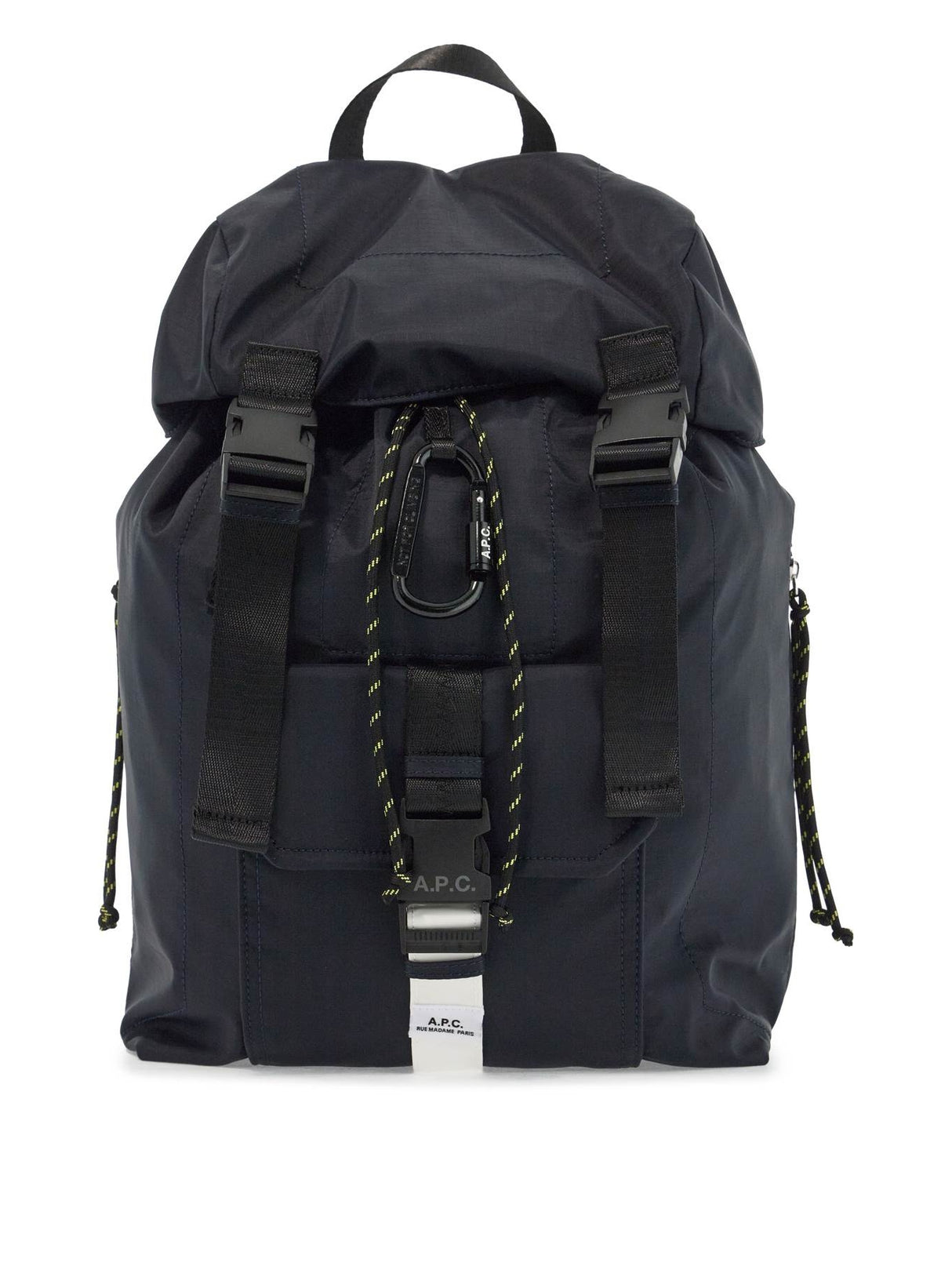 Trekking Geometric Canvas Backpack-A.P.C.-JOHN JULIA