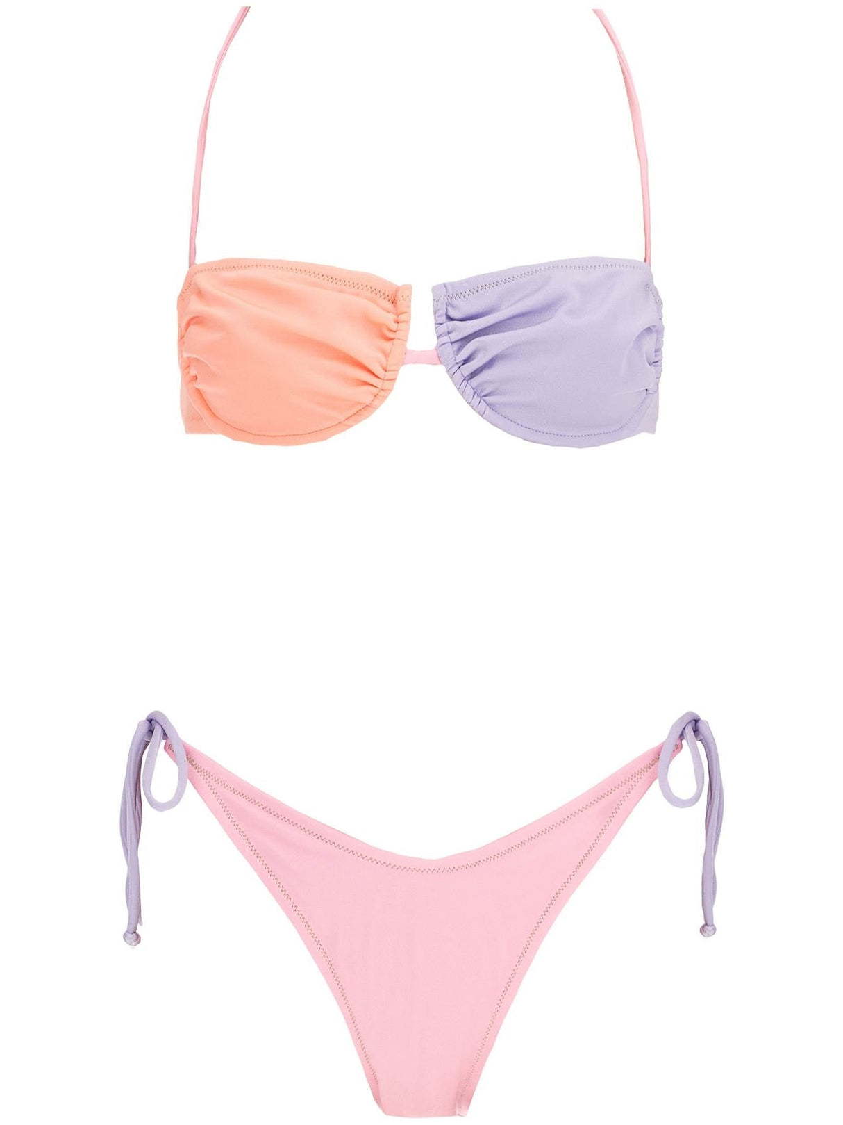 Penny Color-block Bikini Set-Reina Olga-JOHN JULIA