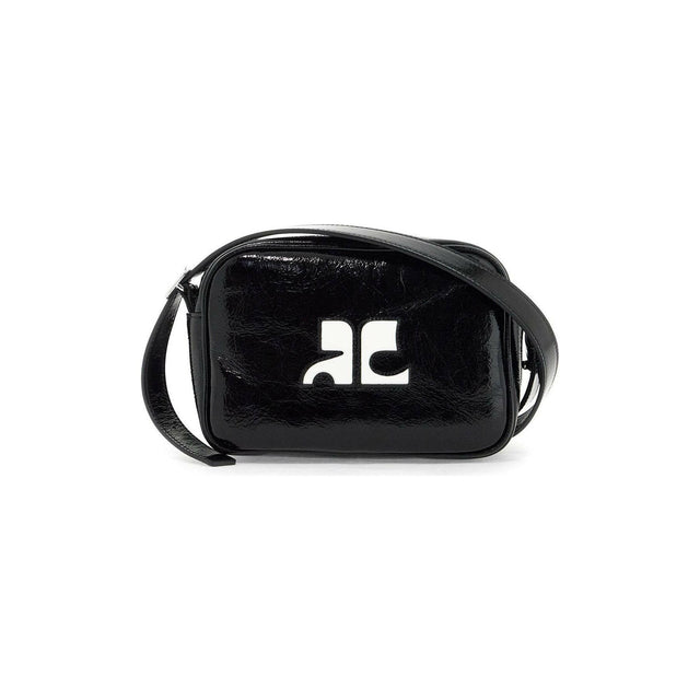 Patent Leather Reedition Camera Bag.