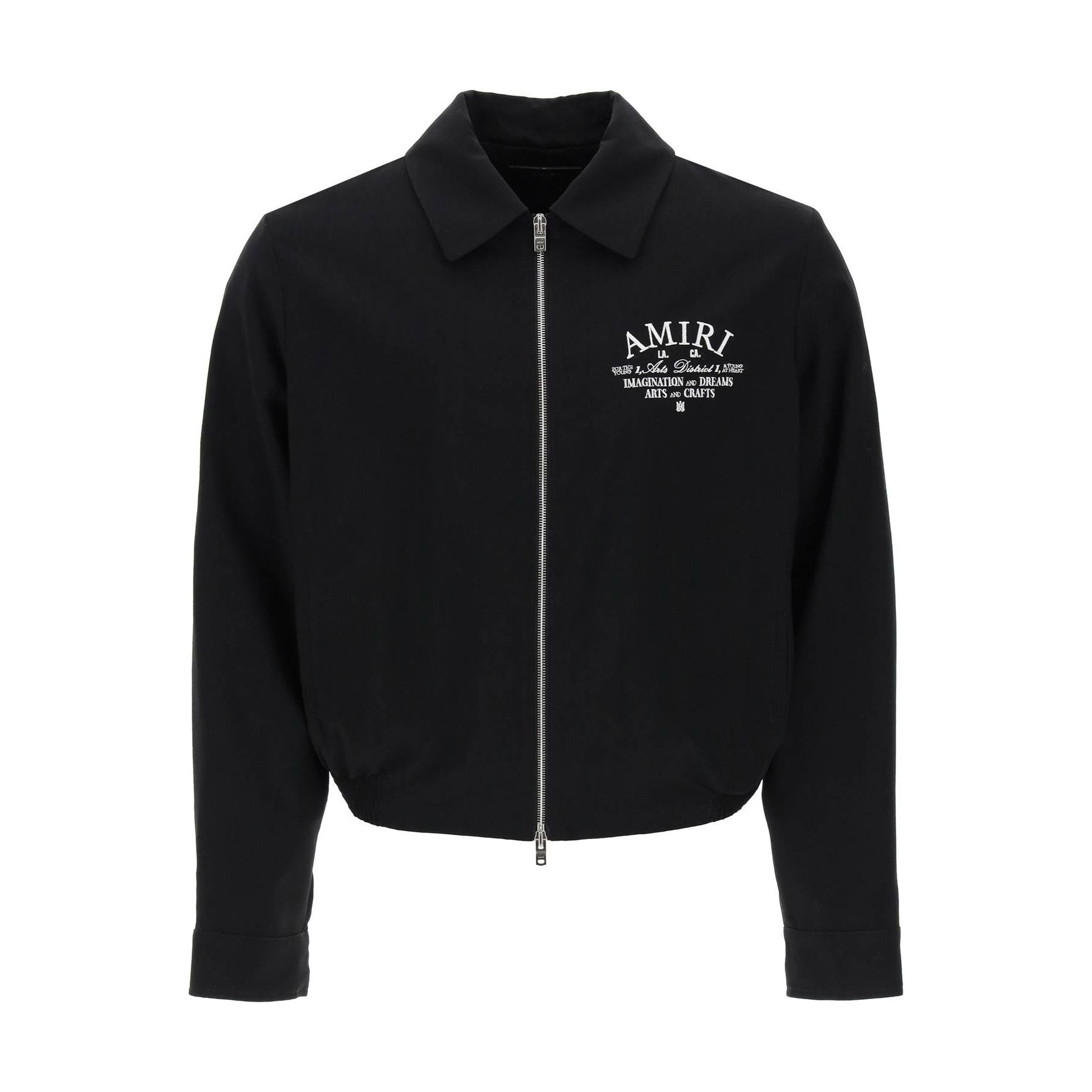 Wool Blend Blouson Jacket with Arts District Embroidery
