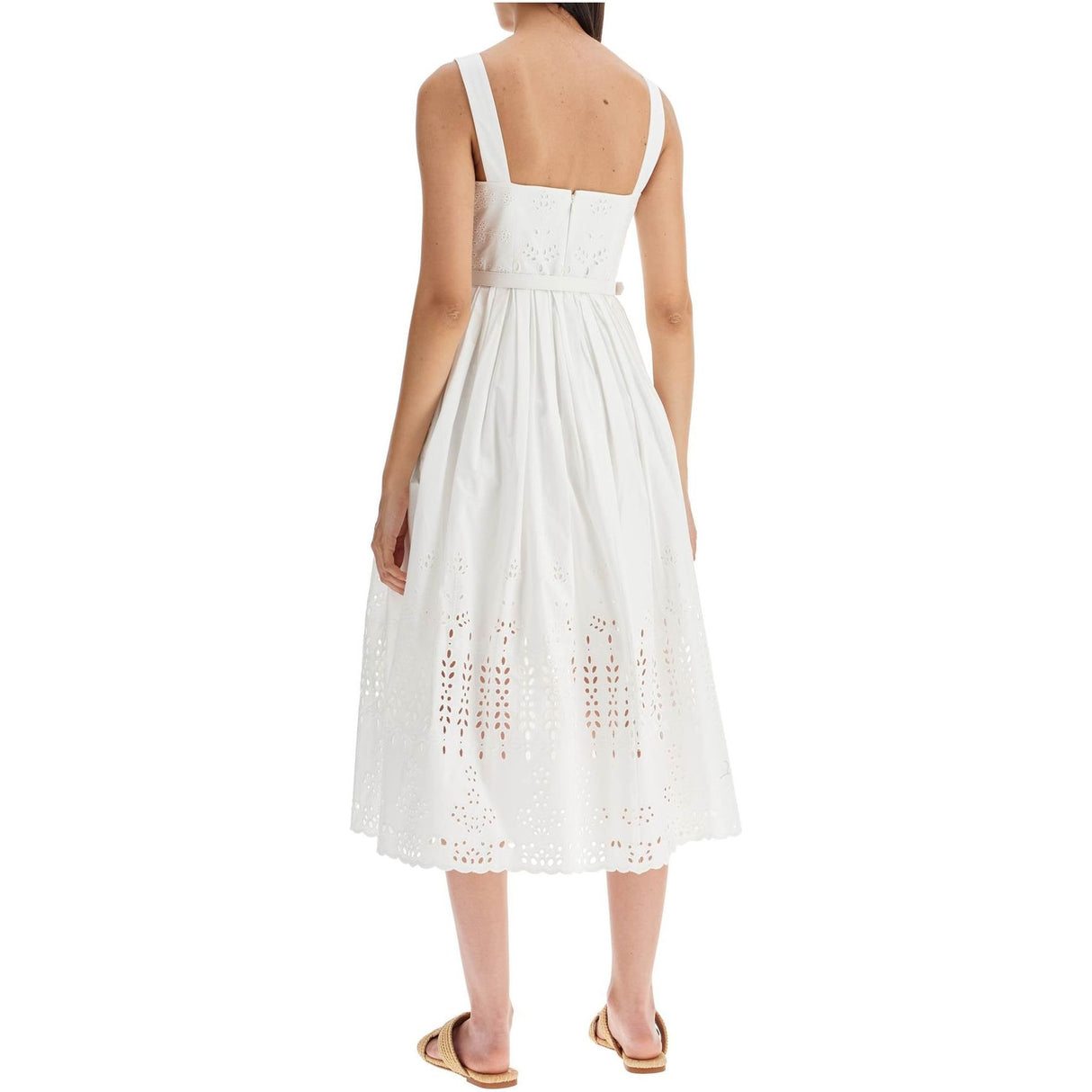 Sangallo Lace Midi Dress