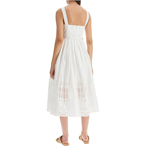 Sangallo Lace Midi Dress