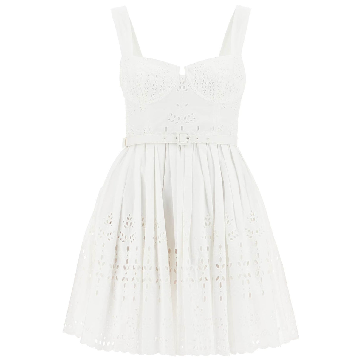 Cotton Lace Mini Dress