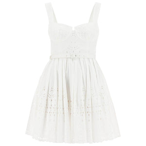 Cotton Lace Mini Dress