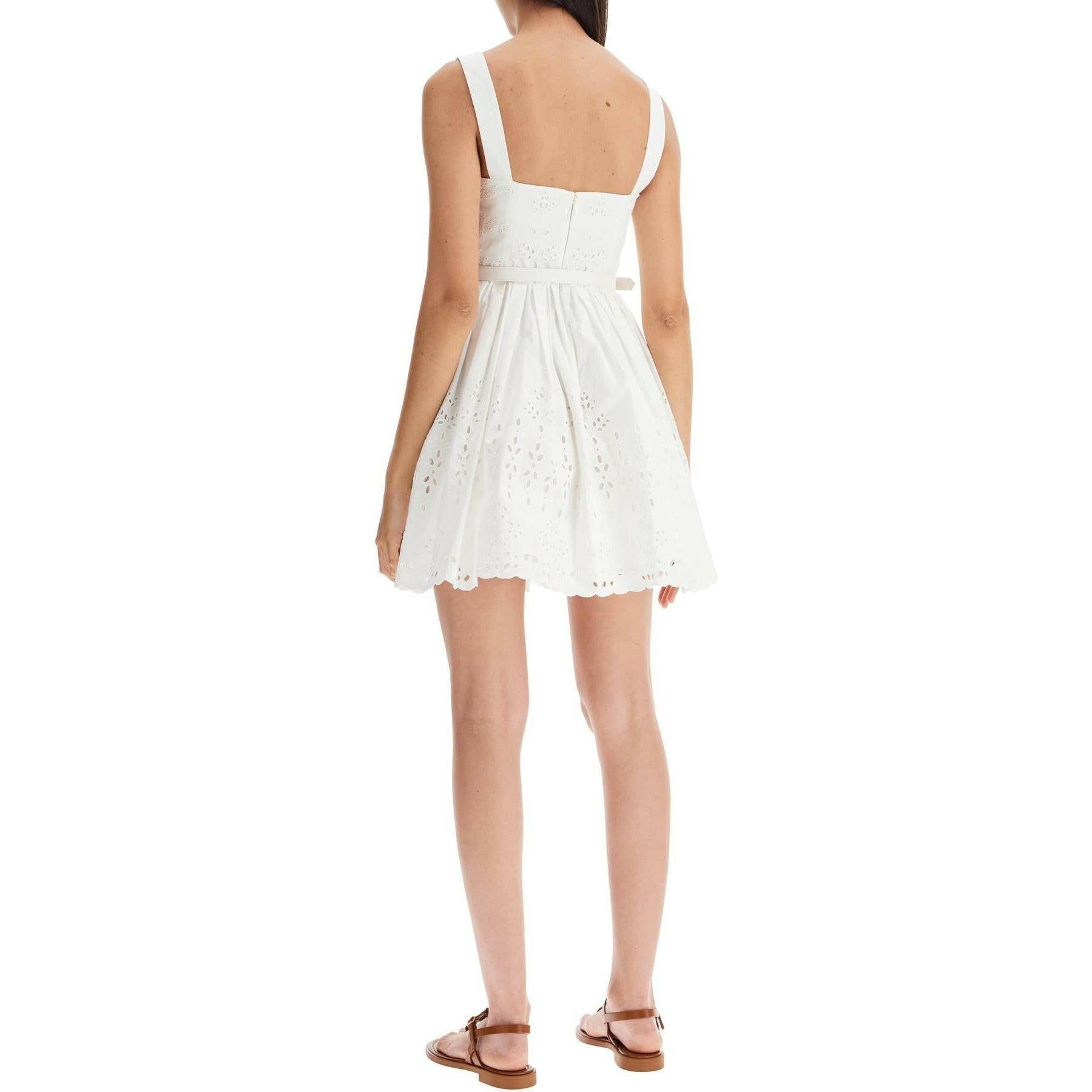 Cotton Broderie Mini Dress.