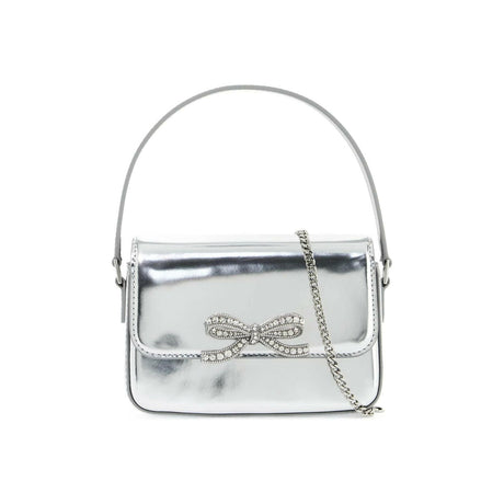 Metallic Leather Micro Bag.