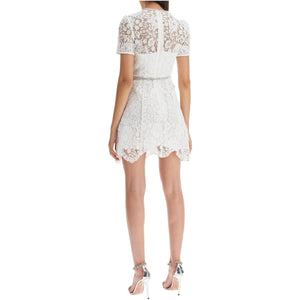 Short Floral Lace Dress