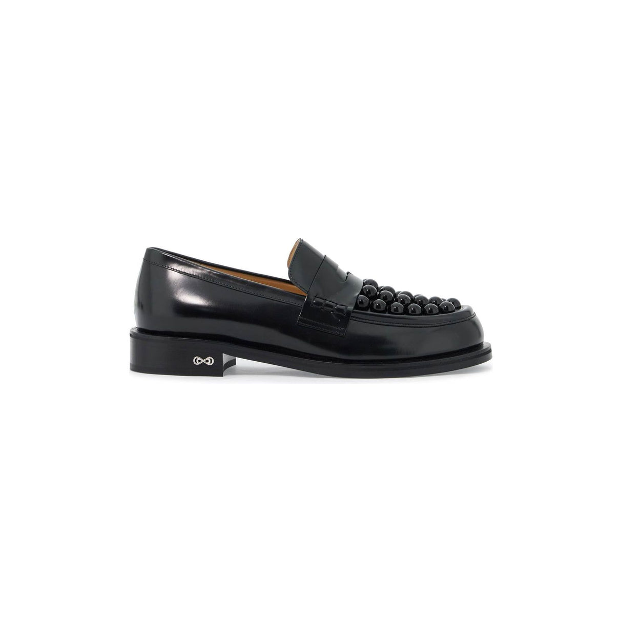 Sirene Pearly Stud Penny Loafers