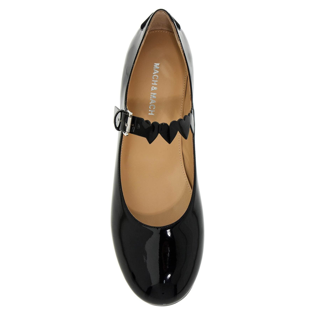 Patent Leather Little Heart Ballerina Flats