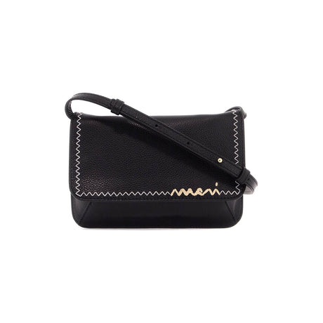 Flap Trunk Shoulder Bag With