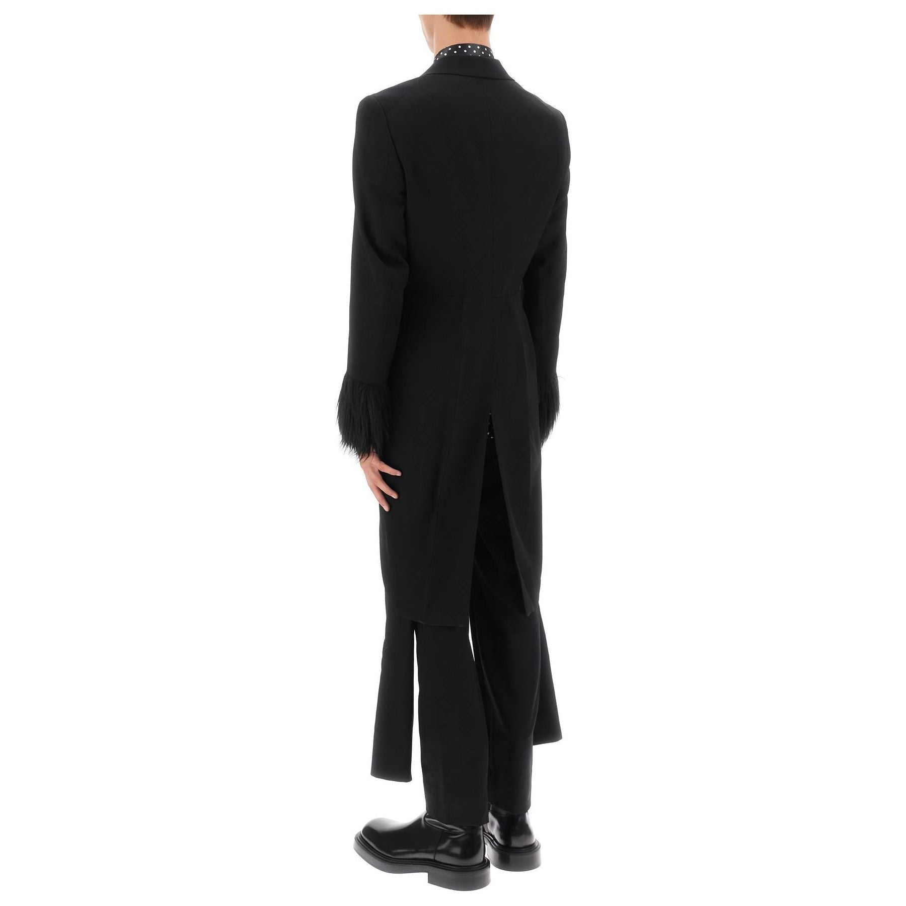 Tailcoat With Eco Fur Inserts
