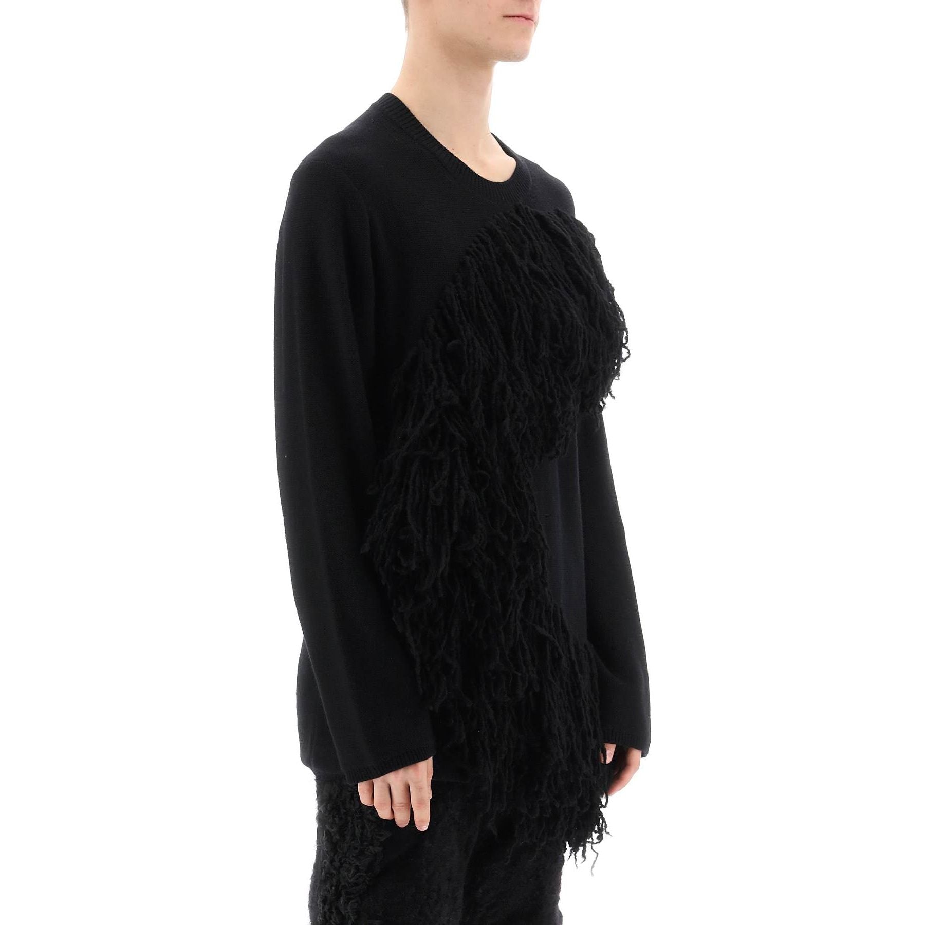 Wool Sweater With Fringes