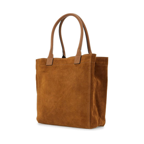 Small Suede Tote Bag Yenky In Leather